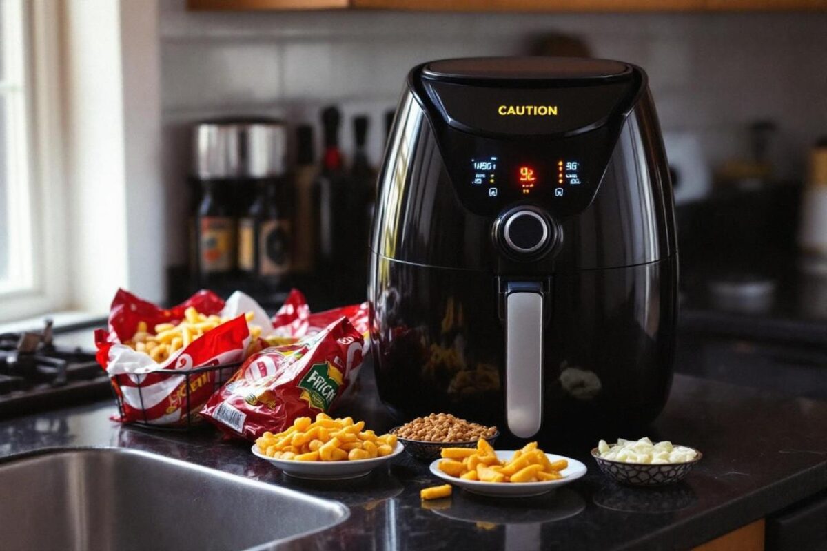 Airfryer: descubra os 4 alimentos que você deve evitar absolutamente em uma fritadeira sem óleo