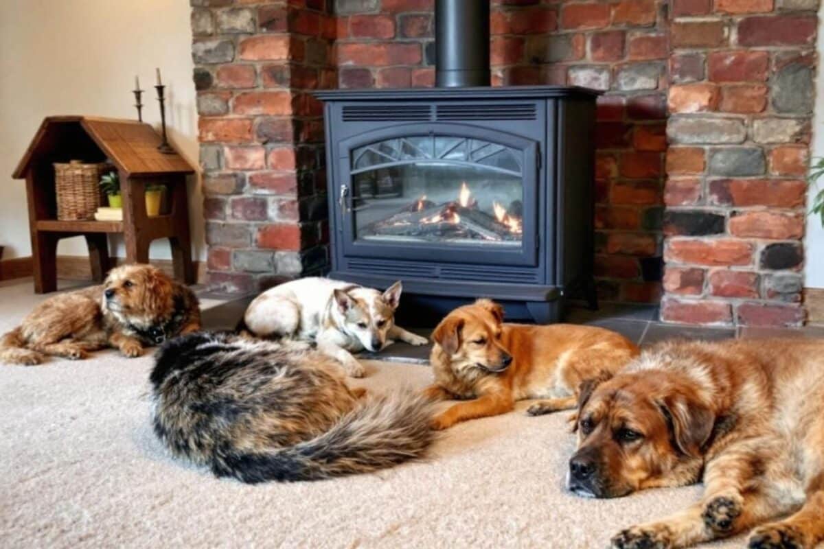 Astuces pour garder vos animaux de compagnie en sécurité face à la chaleur intense des poêles à bois