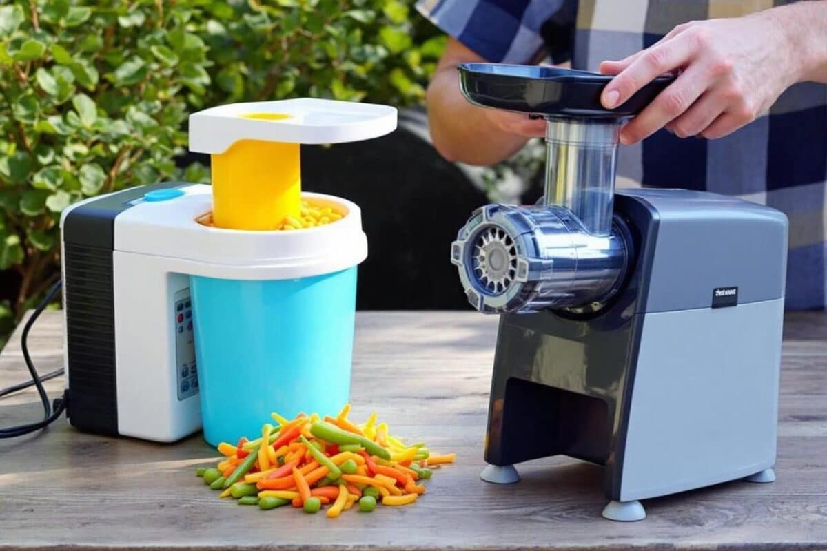 Comparar a eficiência dos trituradores de vegetais elétricos e térmicos