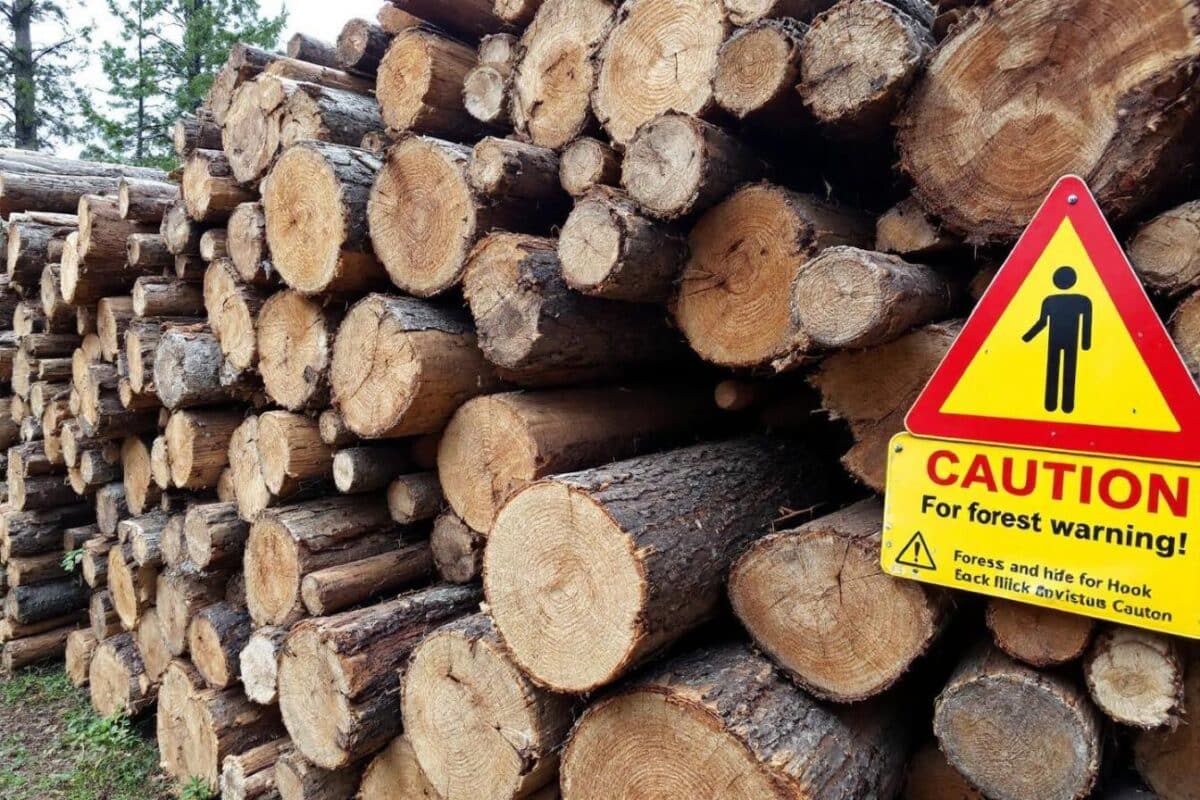 Les razones por las cuales la Oficina Nacional de los Bosques recomienda evitar la madera resinosa para la calefacción